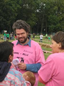 Les dernières discussions de tactique pendant une course.