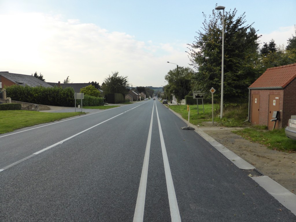 La chaussée de Namur renouvelée