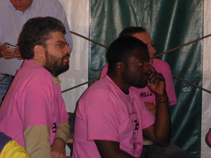 Le public pendant le quiz: suspense ...