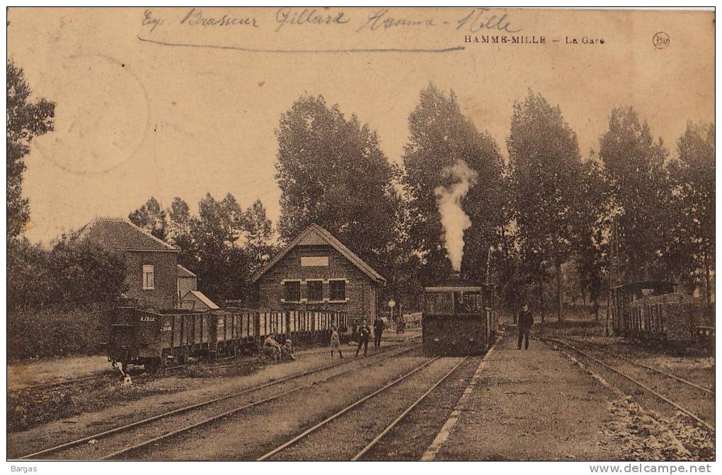 Les gares d’antan:&nbsp;Hamme-Mille