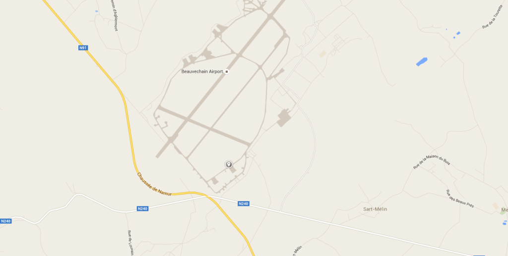 Vue sur Google Maps. L'endroit du photographe des Marchetti est indiqué