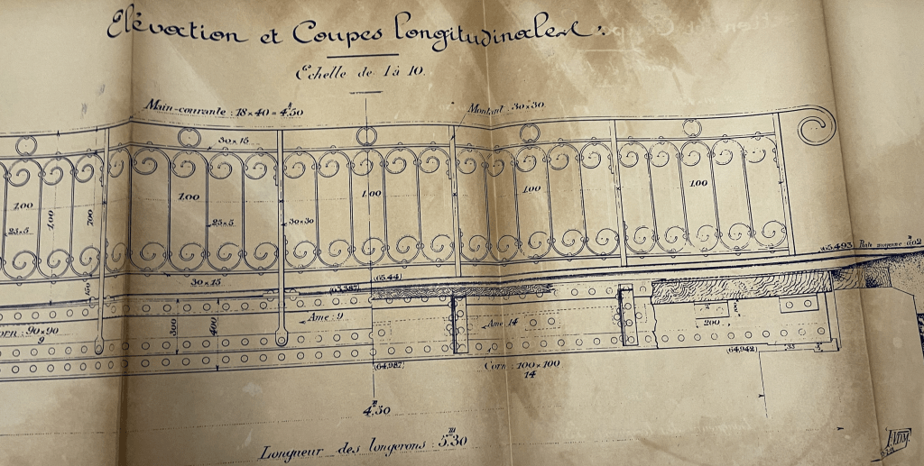 À travers les plans et un pont en fer : le tram affrontait la grande ascension vers&nbsp;Hamme-Mille