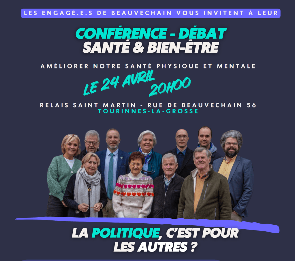 Invitation : Conférence-Débat sur la Santé et le Bien-être (24&nbsp;avril)