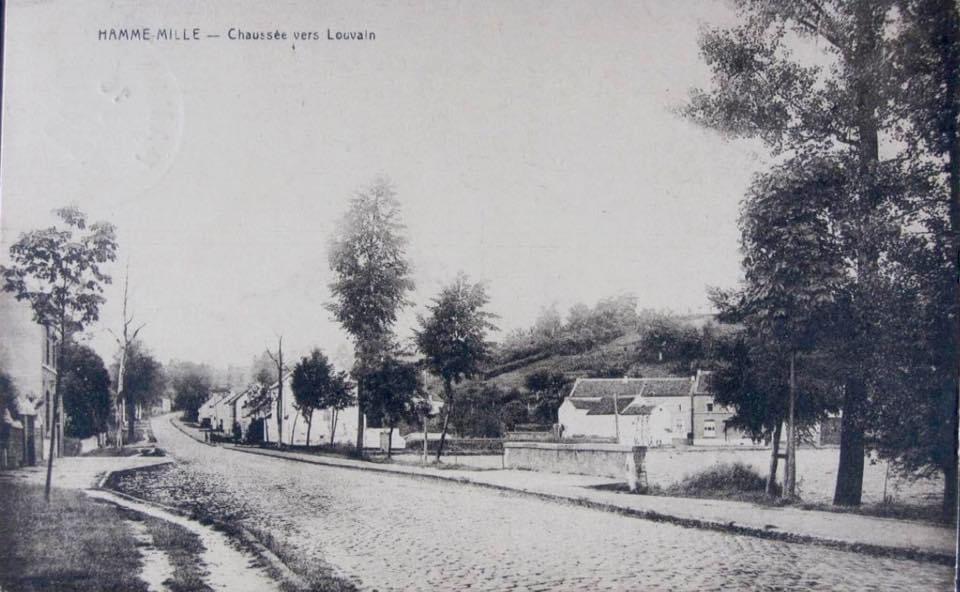 Maintenant et Autrefois: Hamme-Mille Chaussée de&nbsp;Louvain