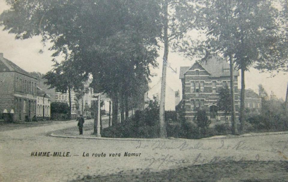 Maintenant et Autrefois: Hamme-Mille Carrefour des &laquo;&nbsp;5 bras&nbsp;&raquo;