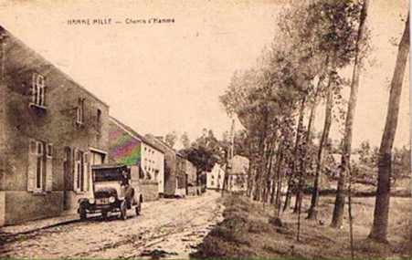 Maintenant et Autrefois: Hamme-Mille Vieux Chemin de&nbsp;Louvain