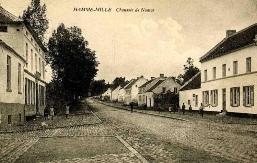 Maintenant et Autrefois: Hamme-Mille Chaussée de&nbsp;Louvain