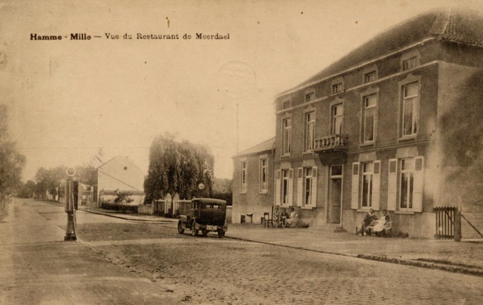 Maintenant et Autrefois: Hamme-Mille Chaussée de&nbsp;Louvain