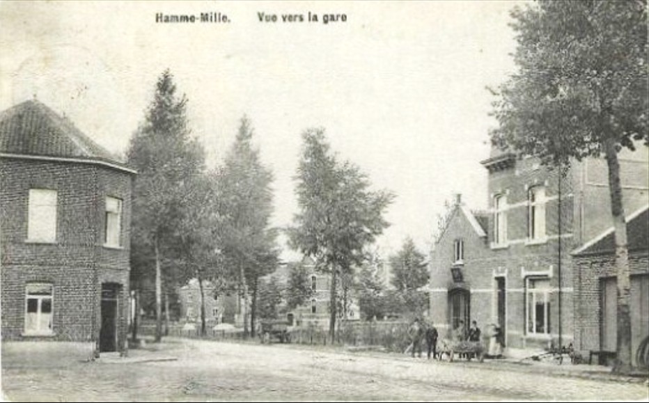 Maintenant et Autrefois: Hamme-Mille Gare des&nbsp;bus