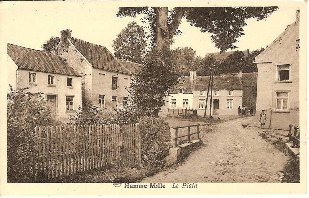 Maintenant et Autrefois: Hamme-Mille Vieux Chemin de&nbsp;Louvain